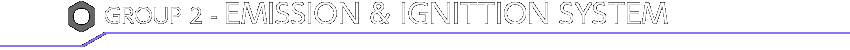 EMISSION and IGNITTION SYSTEM